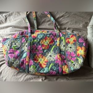 Vera Bradley Jazzy Blooms duffel bag